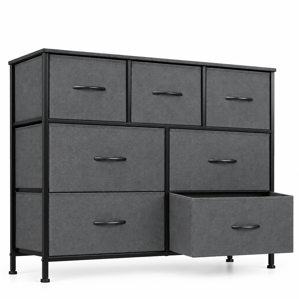 Tall Dressing Table Cloth Storage Cabinet Organizer