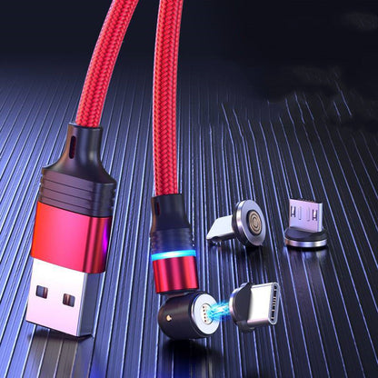 Magnetic USB C Cable with 540 Degree Rotation and Alignment for Android Smartphones