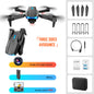 Foldable 4K Dual Camera Drone with Remote Control and Obstacle Avoidance for Aerial Cinematography
