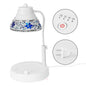 Soft Ambient Crystal Glass Candle Melting Lamp With Low Voltage Glow