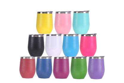 Insulated Wine Glass Tumbler with Temp Control Keeps Wine Crisp