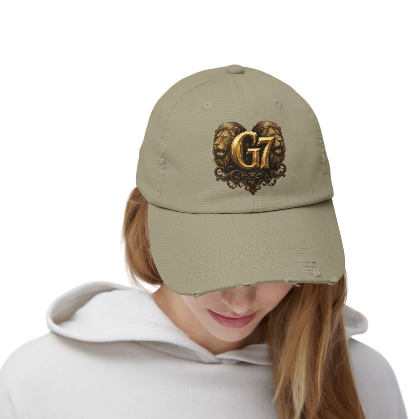 G7 Distressed Unisex Hat