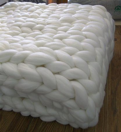 Dense Blanket with Acrylic Woven Warmth and Breathable Softness Daily