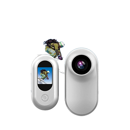 Pet camera collar wearable animal monitor 1080p live video lens on laptop