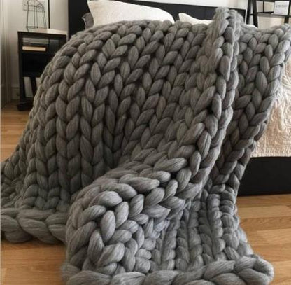 Nordic Sofa Throw Blanket Anti-Pilling Backdrop for Photoshoots