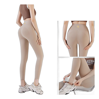 yoga pants breathable high waist ice silk leggings for women