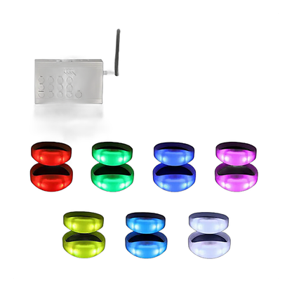 LED bracelet with smartphone app control