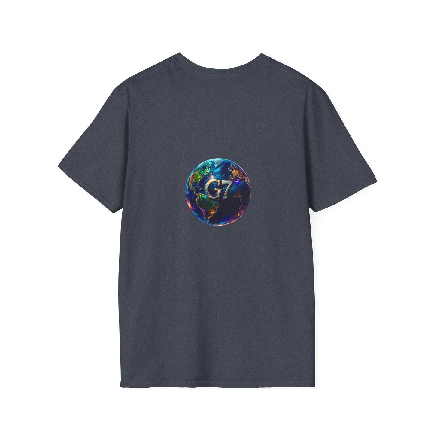 Global Unity Starts Here — Wear the Change - G7 Earth Graphic Unisex T-Shirt - Softstyle Tee