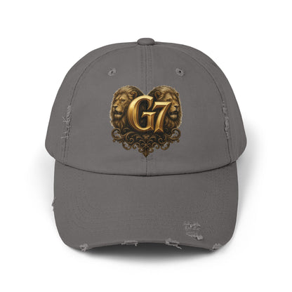 G7 Distressed Unisex Hat