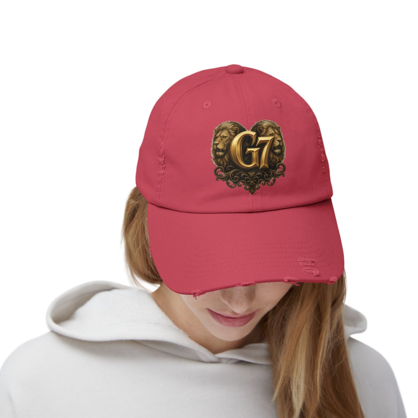 G7 Distressed Unisex Hat