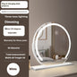 Smart Touch LED Light Mirror Makeup Desktop Dimming Fill Light Mirror Adjustable