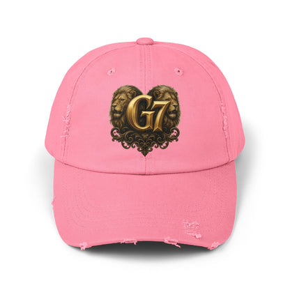 G7 Distressed Unisex Hat