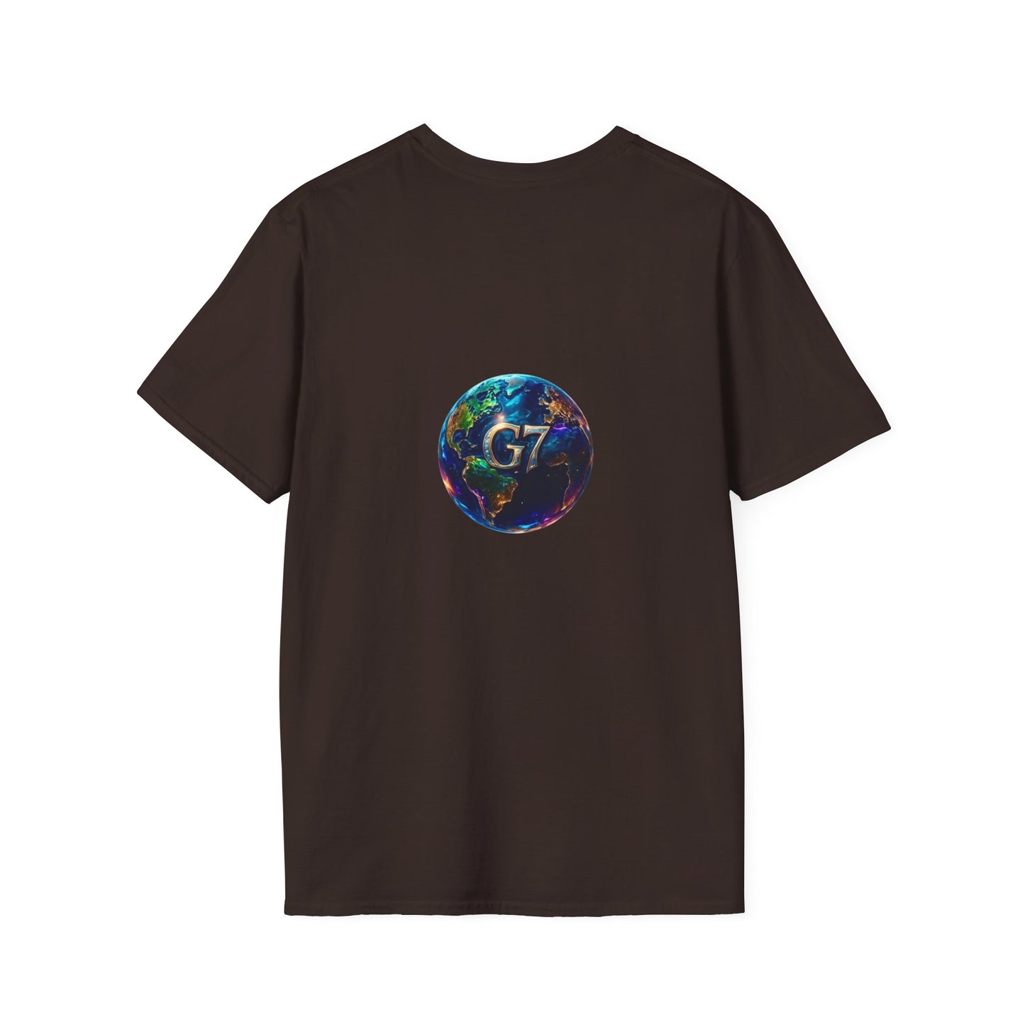 Global Unity Starts Here — Wear the Change - G7 Earth Graphic Unisex T-Shirt - Softstyle Tee