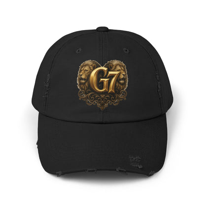 G7 Distressed Unisex Hat