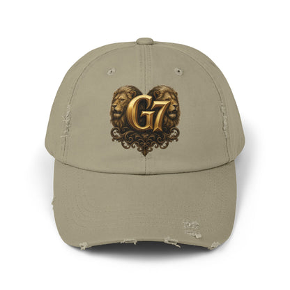 G7 Distressed Unisex Hat