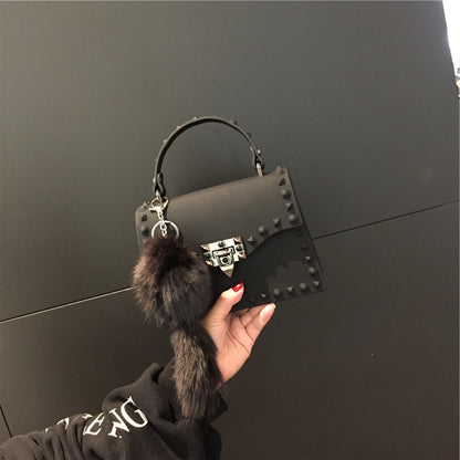 Clear Jelly Shoulder Bag for Women Water Resistant Day to Night Wear