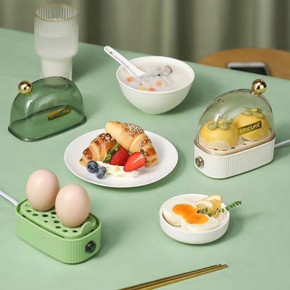 Egg Steamer with Precise Water Measuring for Consistent Soft or Hard Boiled Eggs
