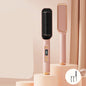 Wireless Hair Straightening And Curling Comb Tourmaline Ceramic Heating