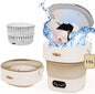 15L Portable Small Washing Machine Collapsible Washer with Spin - merch gone viral.