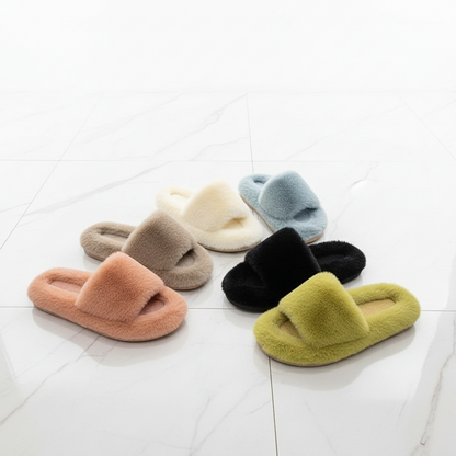 Women’s Furry House Slippers For Indoor Comfort