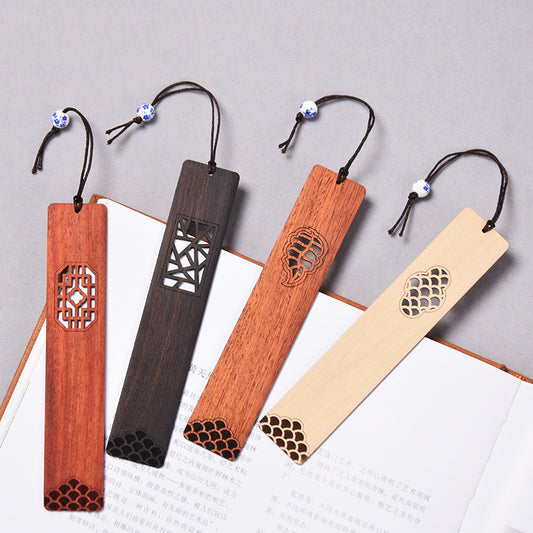Bookmark Mahogany Hollow Bookmark Hollow Small Window Flower Bookmark