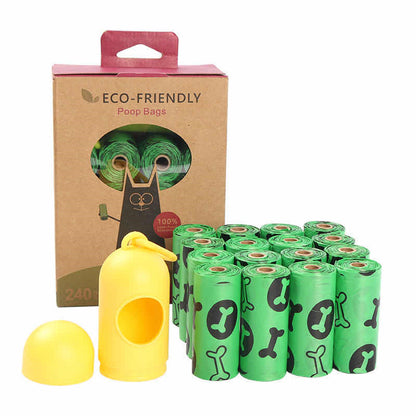 Biodegradable Poop Bags Leak Resistant On The Go Convenience