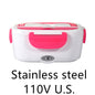 Kitchen Electric Heated Lunch Box Stainless Steel School Car Picnic Food Heating Heater Food Warmer Container