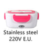 Kitchen Electric Heated Lunch Box Stainless Steel School Car Picnic Food Heating Heater Food Warmer Container