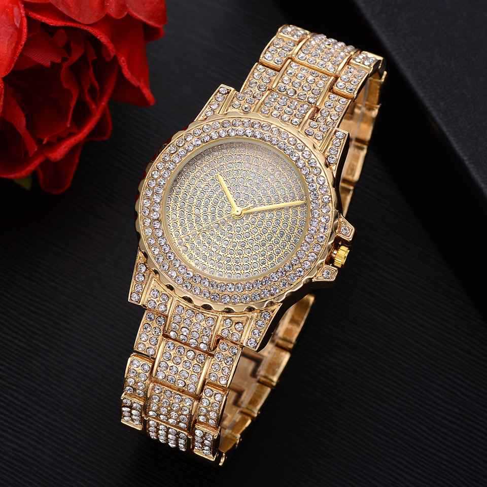Radiant Watch with Pearl Jewelry Set Diamond Sparkle