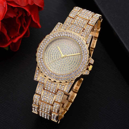 Radiant Watch with Pearl Jewelry Set Diamond Sparkle
