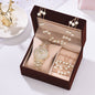 Radiant Watch with Pearl Jewelry Set Diamond Sparkle