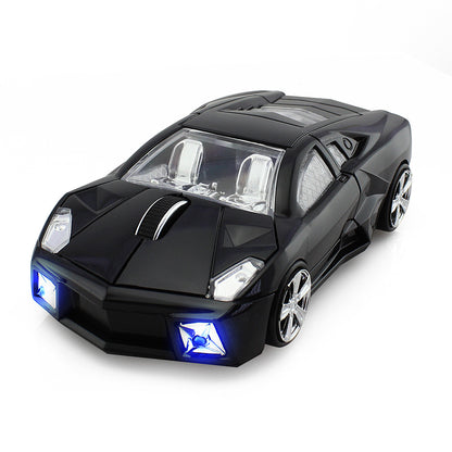 Wireless Car Shaped Mouse with 2.4GHz USB Receiver for Office and Gaming