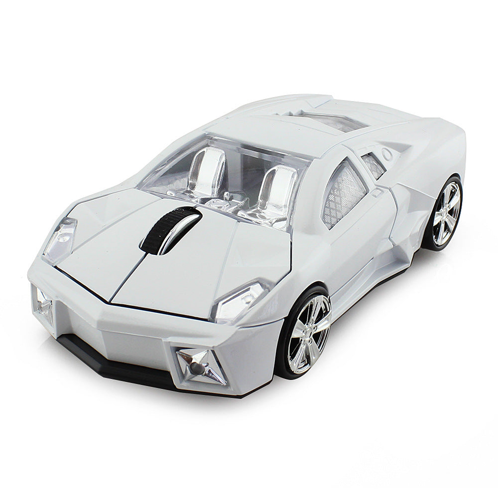 Wireless Car Shaped Mouse with 2.4GHz USB Receiver for Office and Gaming