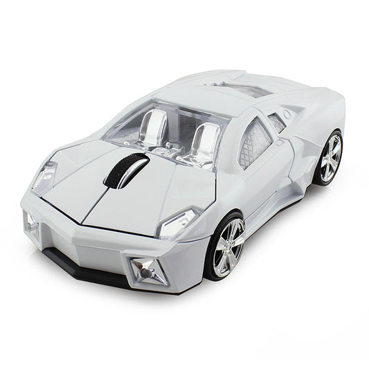 Wireless Car Shaped Mouse with 2.4GHz USB Receiver for Office and Gaming