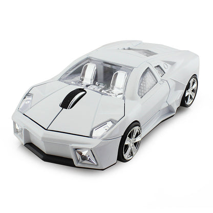 Wireless Car Shaped Mouse with 2.4GHz USB Receiver for Office and Gaming
