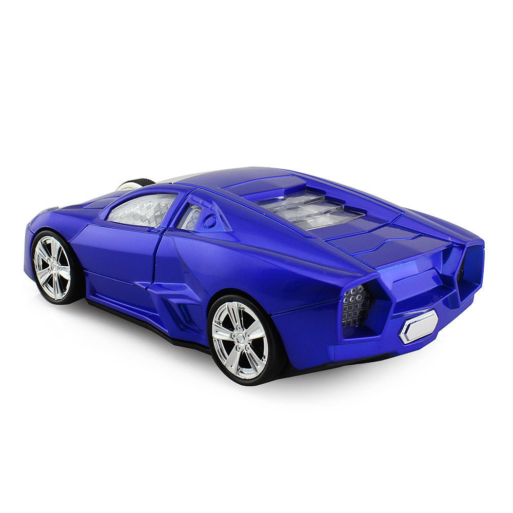 Wireless Car Shaped Mouse with 2.4GHz USB Receiver for Office and Gaming