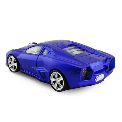 Wireless Car Shaped Mouse with 2.4GHz USB Receiver for Office and Gaming