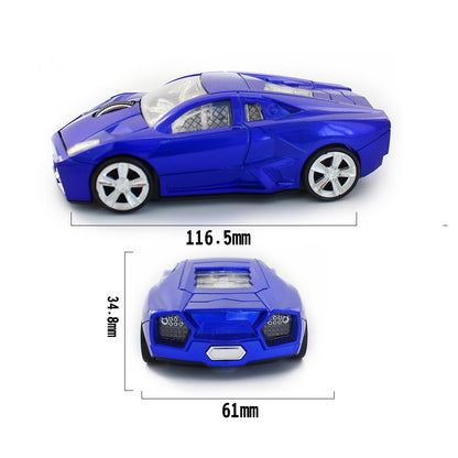 Wireless Car Shaped Mouse with 2.4GHz USB Receiver for Office and Gaming