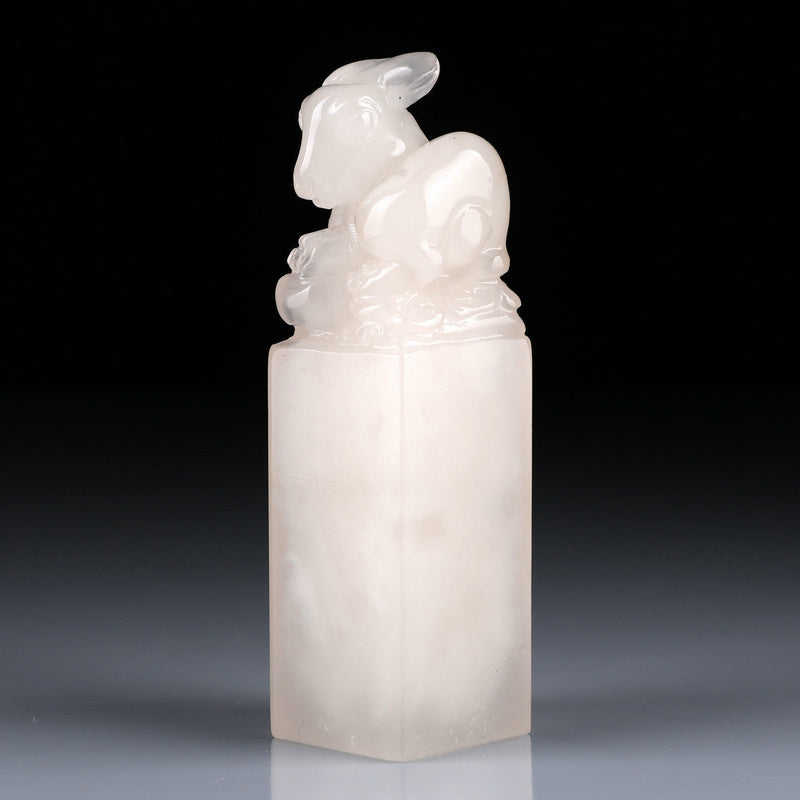 Luxe Timeless Elegant Frozen Jade Zodiac Stone | Merch Gone Viral