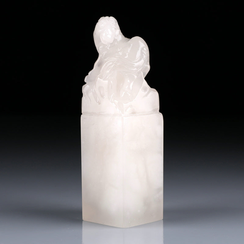 Luxe Timeless Elegant Frozen Jade Zodiac Stone | Merch Gone Viral