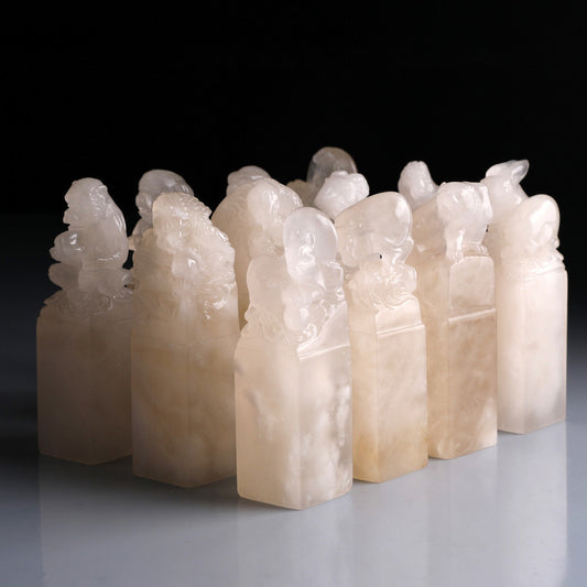 Luxe Timeless Elegant Frozen Jade Zodiac Stone | Merch Gone Viral