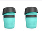 Dog Water Bottle HDPE Foldable with Integrated Silicone Travel Bowl and Leak Proof Top Buckle