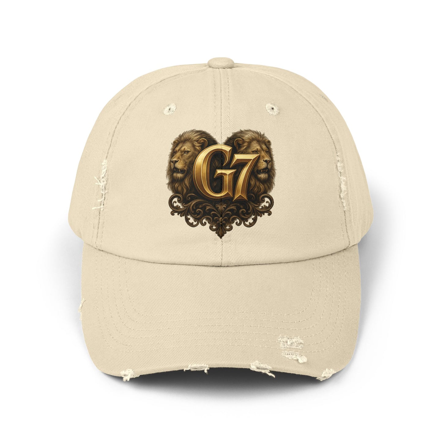 G7 Distressed Unisex Hat