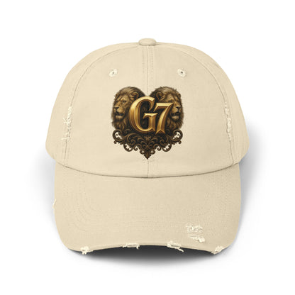 G7 Distressed Unisex Hat