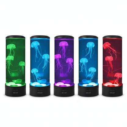 Decorative USB jellyfish lamp LED night light for bedroom decor