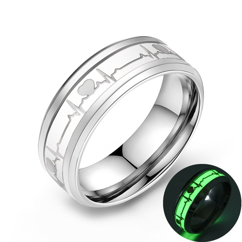 Luminous Pulse Line Ring for Daily Wear All Day Comfort and Durable Stainless Steel Finish