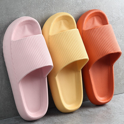 Soft Indoor Slippers with Cushioned EVA Sole and Non Slip for Home Use