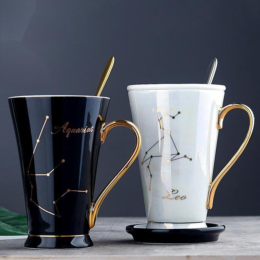Timeless Elegant Luxury Zodiac Ceramic Porcelain Cups | Merch Gone Viral
