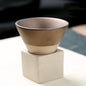 Handcrafted Teacup With Earthy Texture and Coarse Pottery Finish