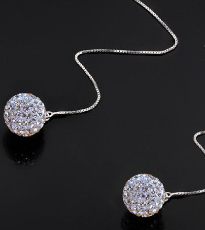 Featherlight Drop Earrings with Sparkling Crystal Accents for Everyday Radiance All Day Sparkle
